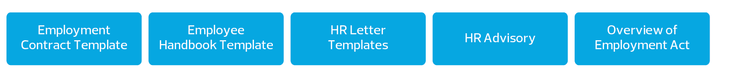 PayrollServe's HR foundation package  includes employment contract template, employee handbook template, hr letter templates, hr advisory, overview of employment act