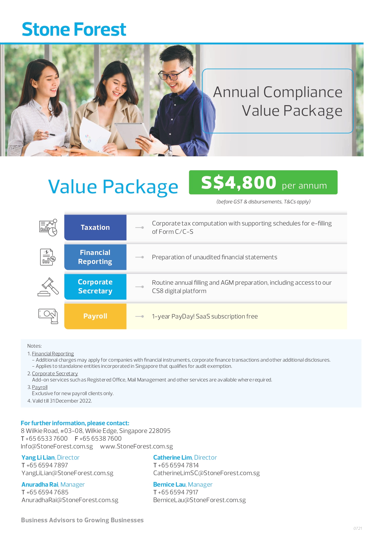 SF - Annual Compliance Value Package