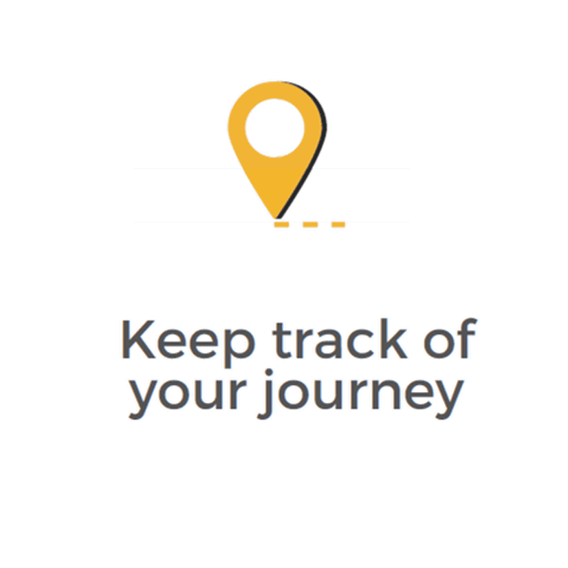 Keep track of your journey